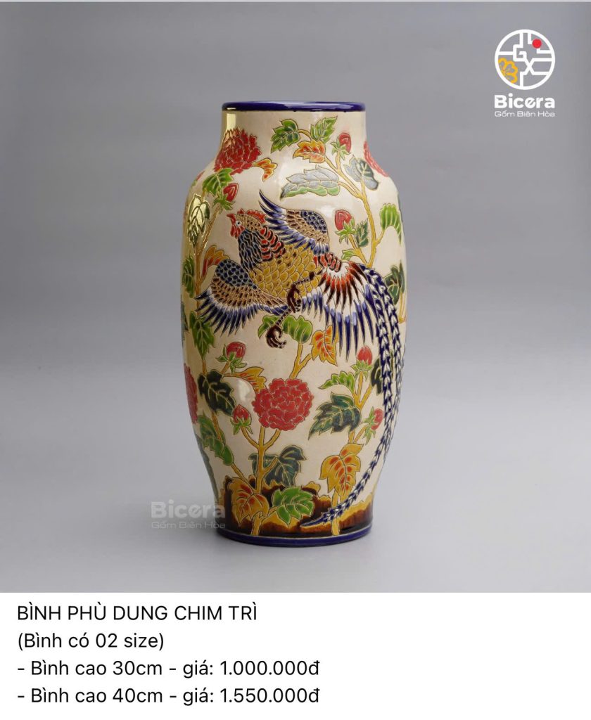 Bình bách hoa 40