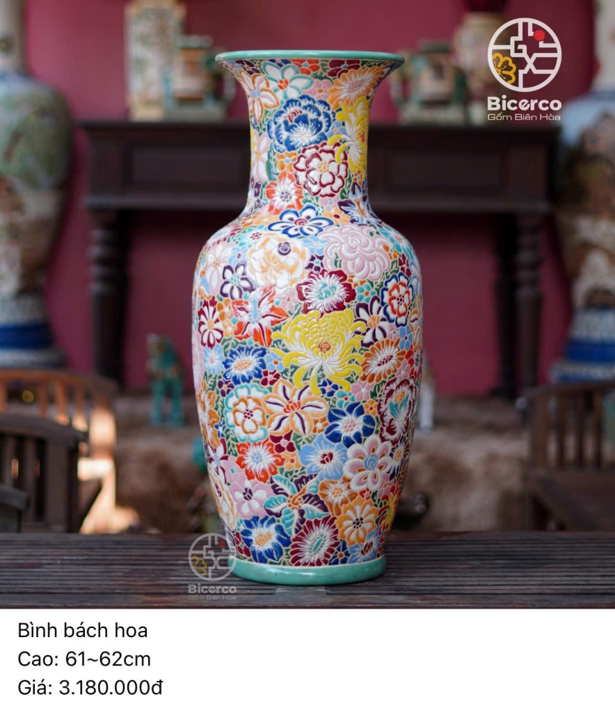 Bình bách hoa 40