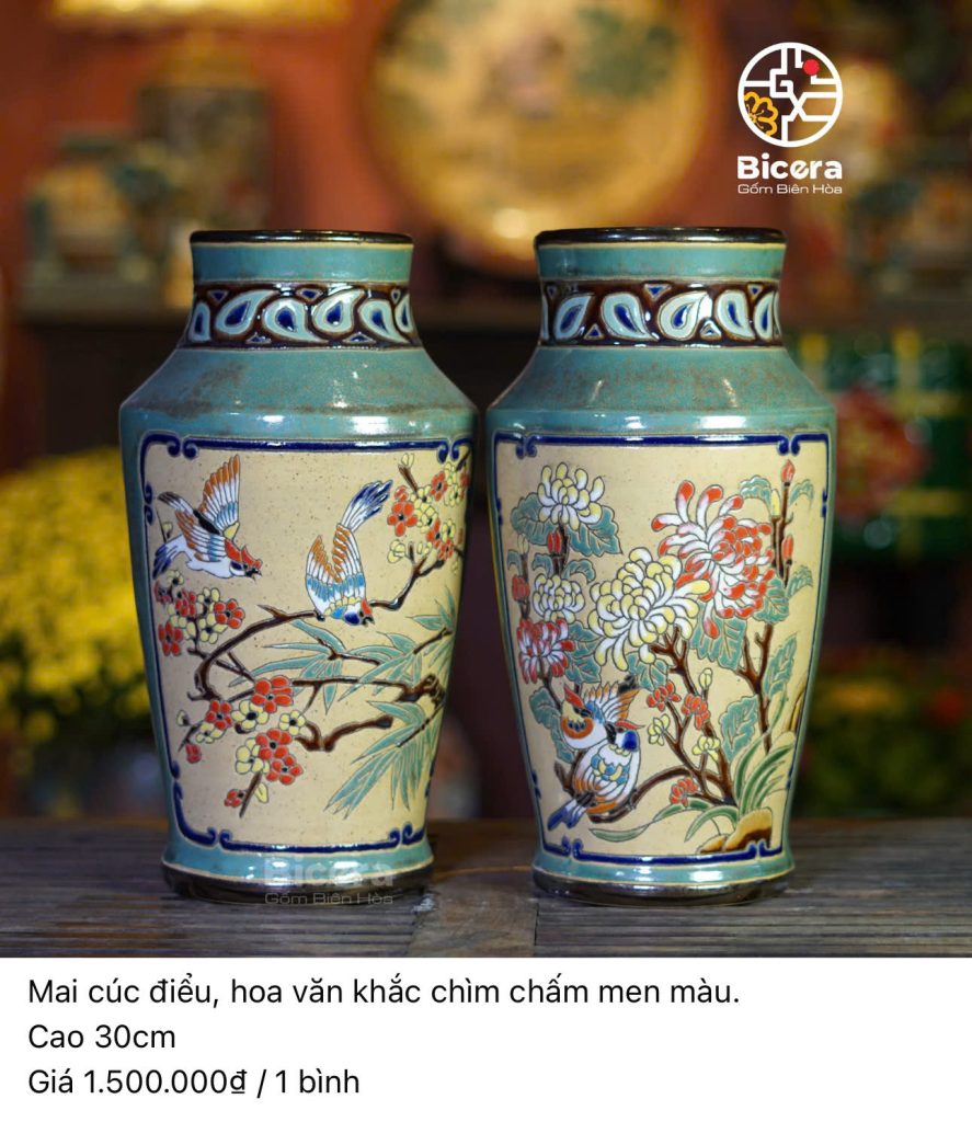 Bình bách hoa 40