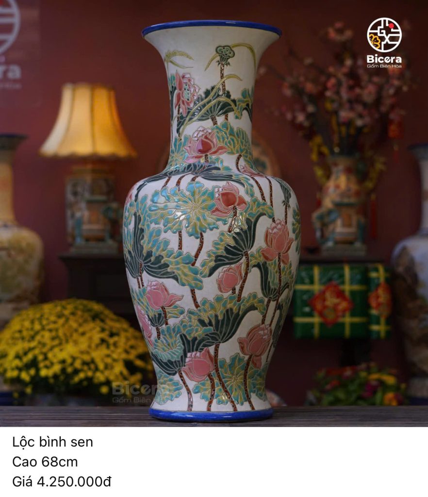 Bình bách hoa 40