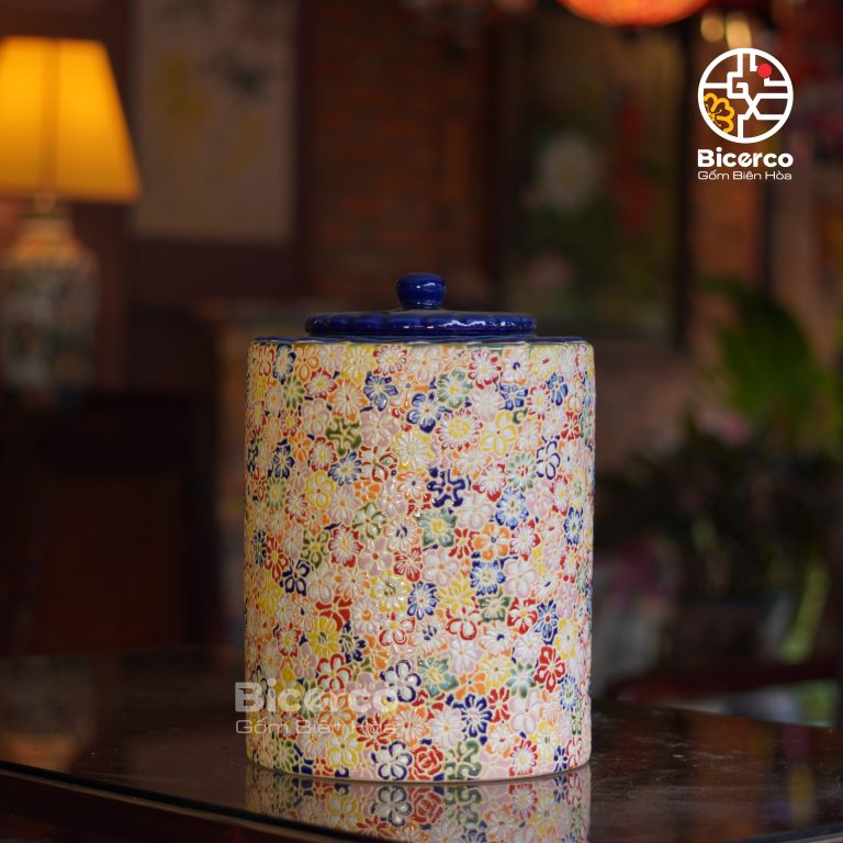 Hũ gạo bách hoa nhí