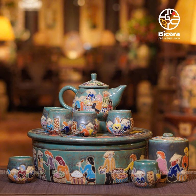 Bộ trà chợ quê