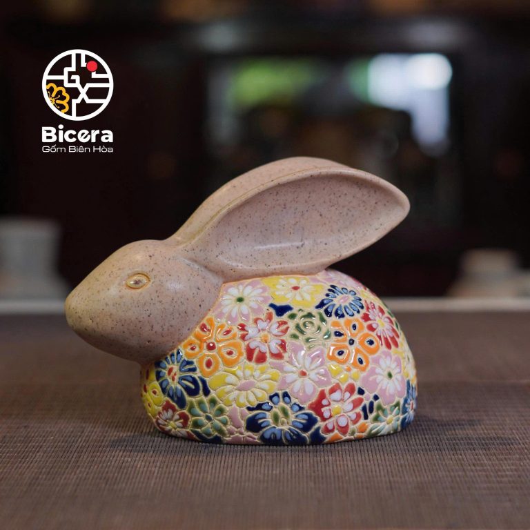 Tượng thỏ bách hoa