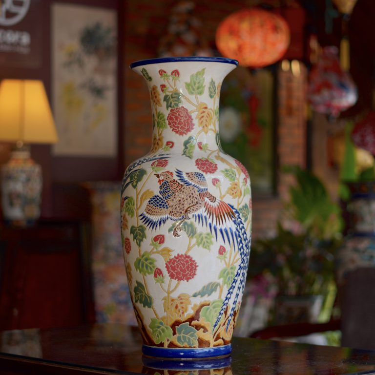 Lộc bình phù dung chim trĩ