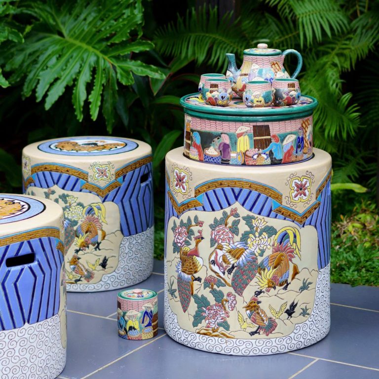 Đôn bàn vườn xuân